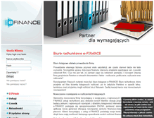 Tablet Screenshot of efinance.net.pl